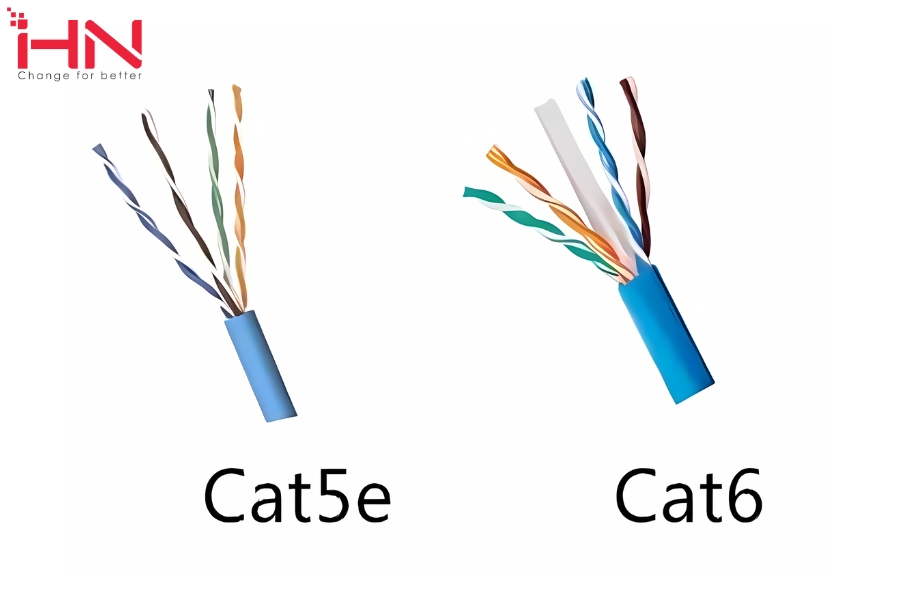 So Sánh Cáp Mạng LAN Cat5e Với Cáp Mạng LAN Cat6