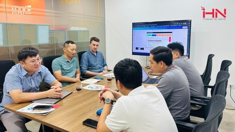 Hanwha và IHN trao đổi hợp tác tại văn phòng IHN