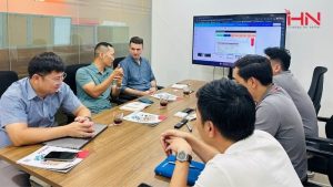 Hanwha và IHN trao đổi hợp tác tại văn phòng IHN