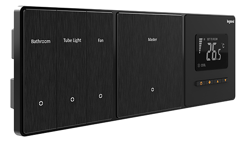 Bảng điều khiển RCU Legrand dòng E4 cho phòng khách sạn
