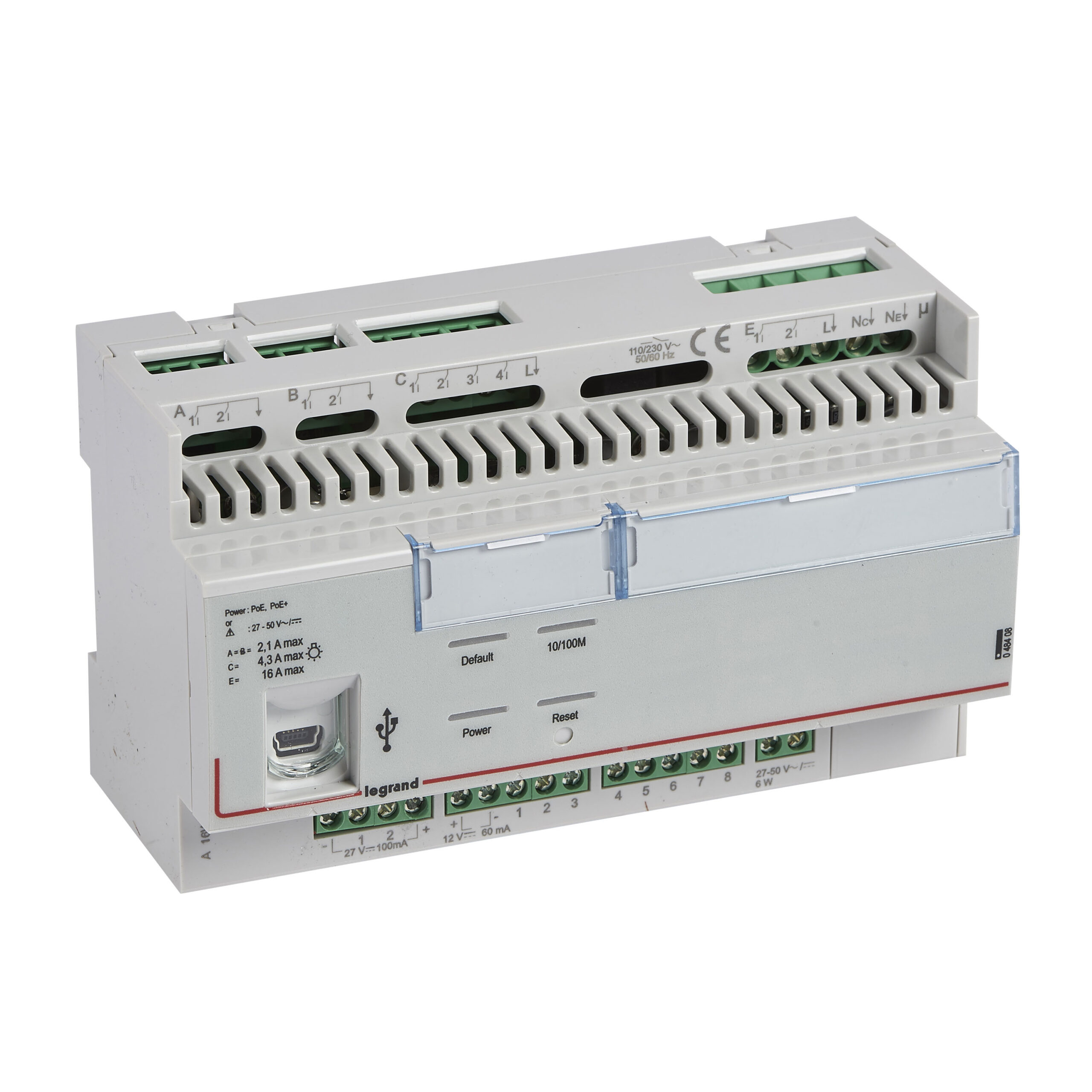 Legrand 0 484 08 – Bộ điều khiển phòng BACnet 8 ngõ vào / 10 ngõ ra