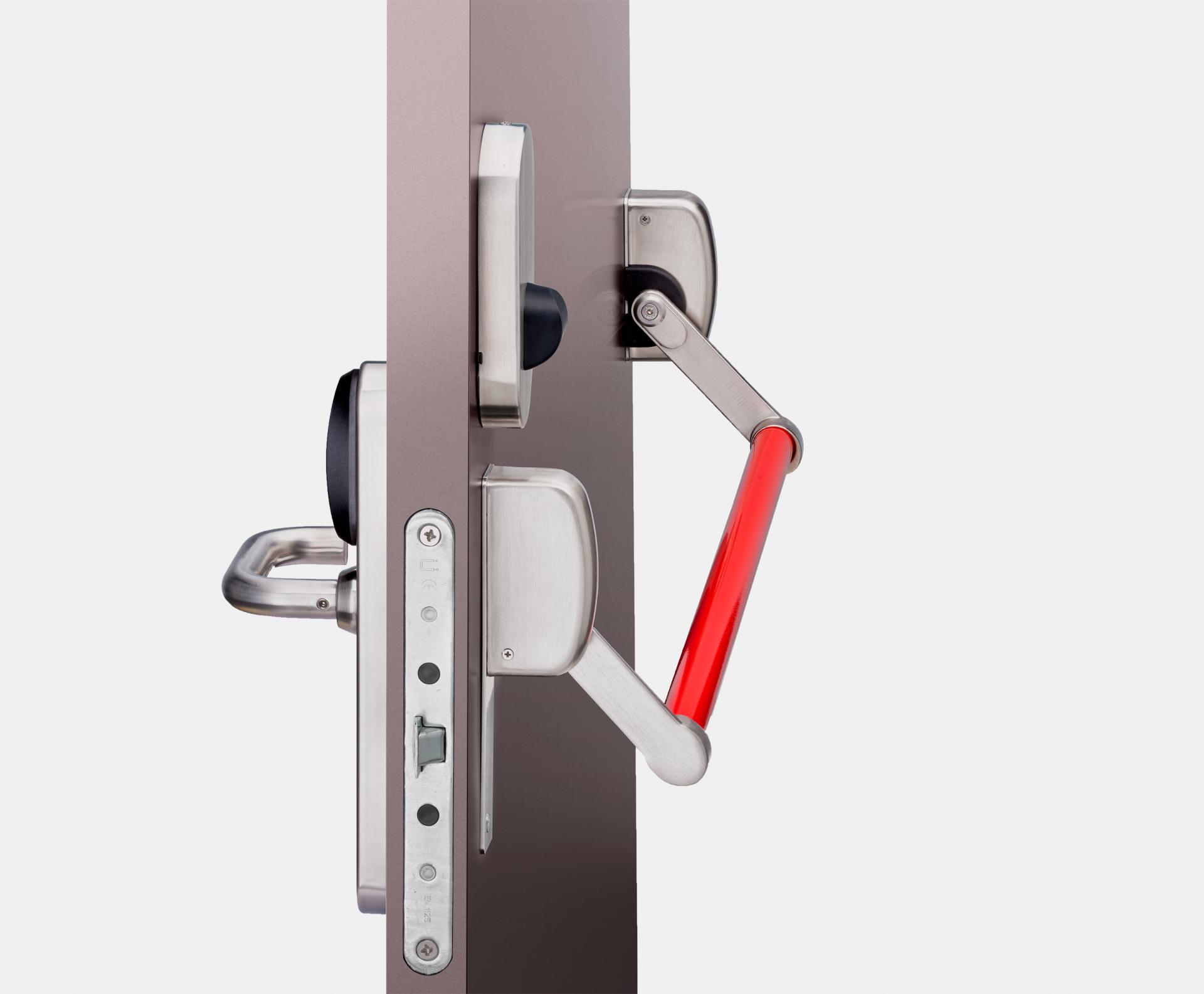 Thanh thoát hiểm điện tử SALTO XS4 Panic Bar PBA 1200 - Kiểm soát cửa thoát hiểm SALTO