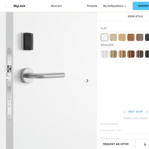Khóa điện tử SALTO Ælement – Khóa cửa phòng chuẩn ANSI A156.13, chống cháy UL 10C 90 phút