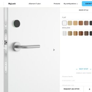 Khóa điện tử SALTO Ælement Fusion – Khóa khách sạn chuẩn ANSI với vòng đèn tương tác