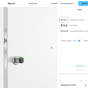 Trục khóa điện tử SALTO Neo Cylinder – Ruột khóa thông minh không dây IP-66