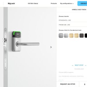 Khóa điện tử SALTO XS4 Mini – Khóa thông minh nhỏ gọn, lắp không cần khoan cửa
