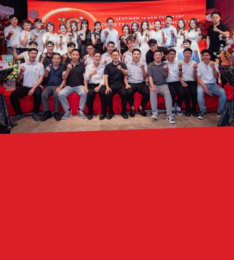 Tập thể Công ty Cổ phần Công nghệ IHN tại lễ kỷ niệm 10 năm thành lập